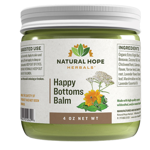 Natural Hope Herbals - Happy Bottoms Balm - 1 oz