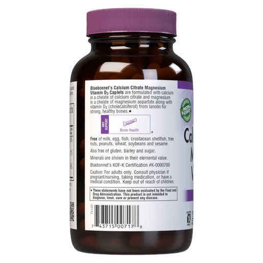 Bluebonnet - Calcium Citrate Magnesium Plus Vitamin D3 - 180 capsules