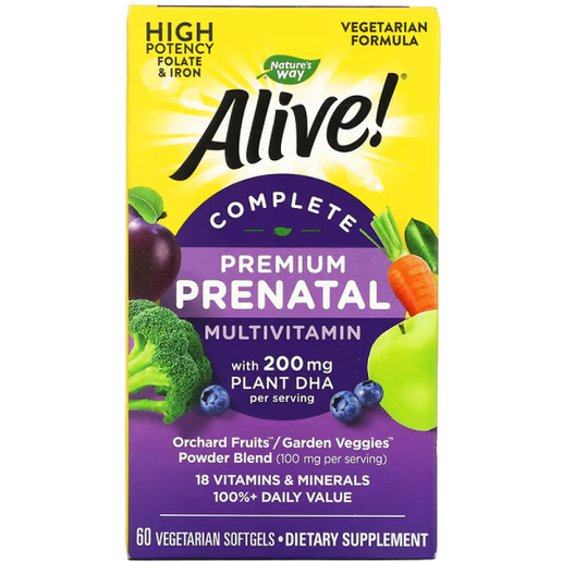 Nature's Way - Alive! Prenatal Multivitamin - 60 softgels