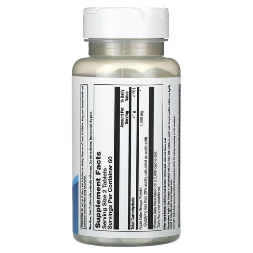 KAL - Apple Cider Vinegar Capsules 1000mg - 120 tablets