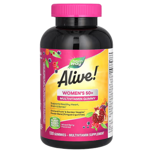 Nature's Way - Alive! Women's 50+ Gummy Multivitamin - 130 Gummies