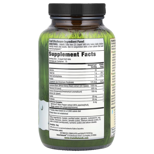 Irwin Naturals  - 3-in-1 Carb Blocker - 150 Soft-gels