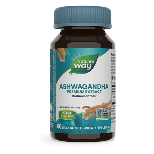 Nature's Way - Ashwagandha Premium Extract - 60 Vegan Capsules