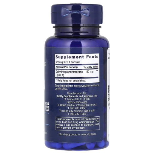Life Extension - DHEA 50mg  - 60 Capsules