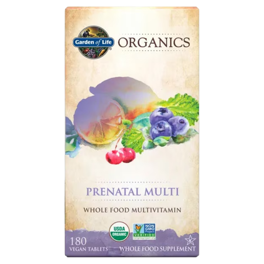 Garden Of Life - Organics Prenatal Multi Tablets - 180 Vegan Tablets