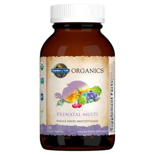 Garden Of Life - Organics Prenatal Multi Tablets - 180 Vegan Tablets
