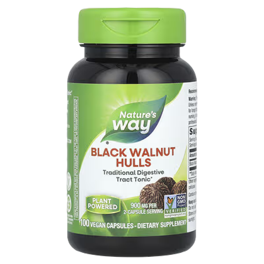 Nature's Way - Black Walnut Hulls - 100 capsules