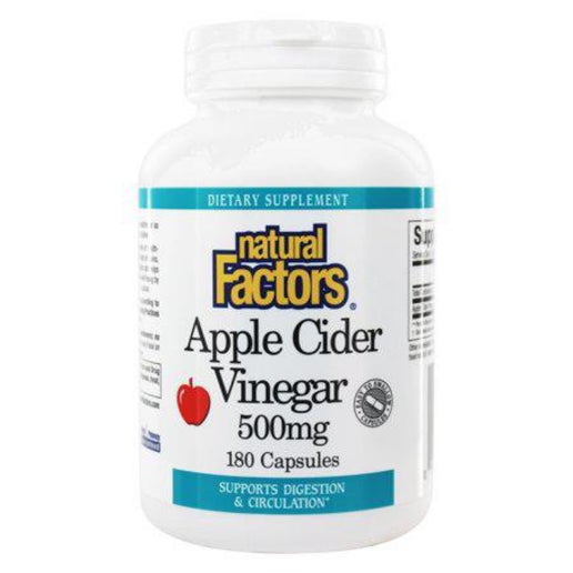 Natural Factors - Apple Cider Vinegar - 180 Capsules