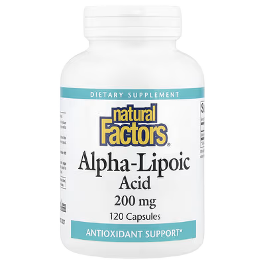 Natural Factors - Alpha Lipoic Acid 200mg - 120 Capsules