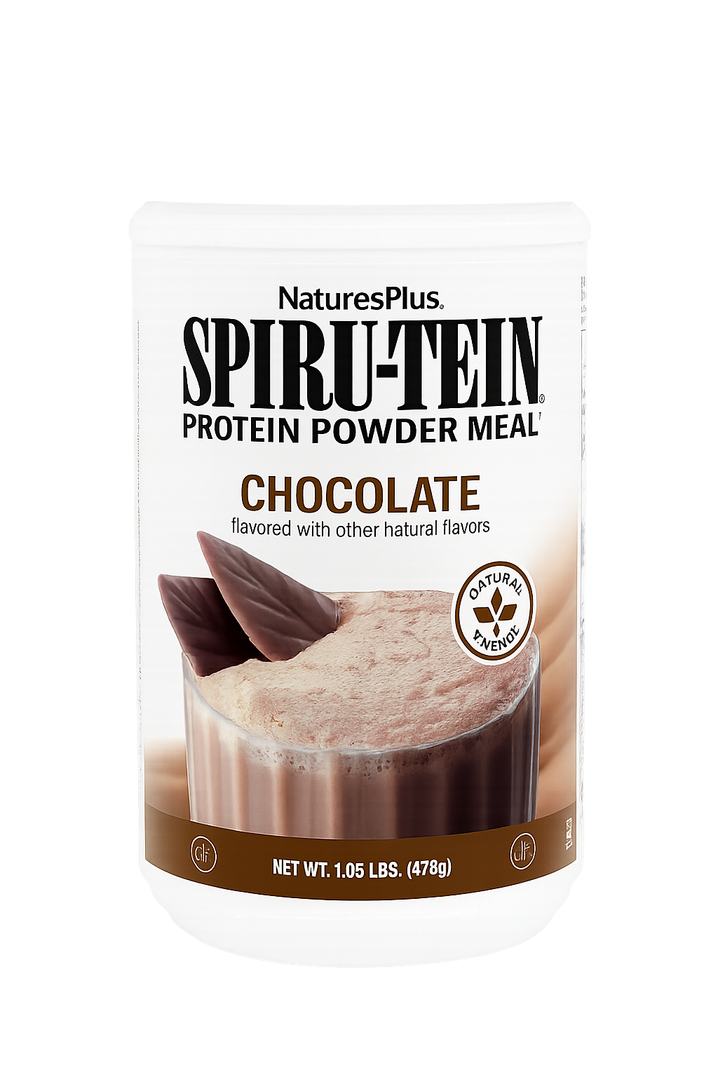 NaturesPlus - Spiru-tein Shake - Chocolate - 1.05 lbs