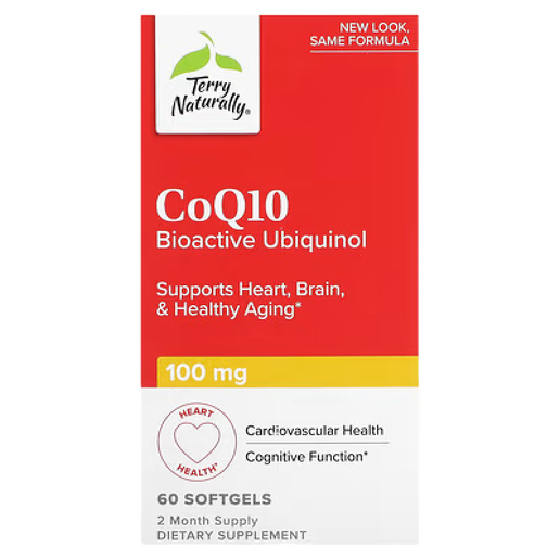 Terry Naturally - CoQ10 Bioactive Ubiquinol - 60 Softgels