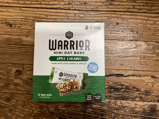 Warrior 10 mini oat bars Apple Caramel 6.3 oz