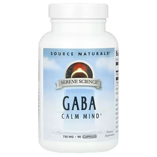 Source Naturals - Serene Science®, GABA, 750 mg - 90 Capsules