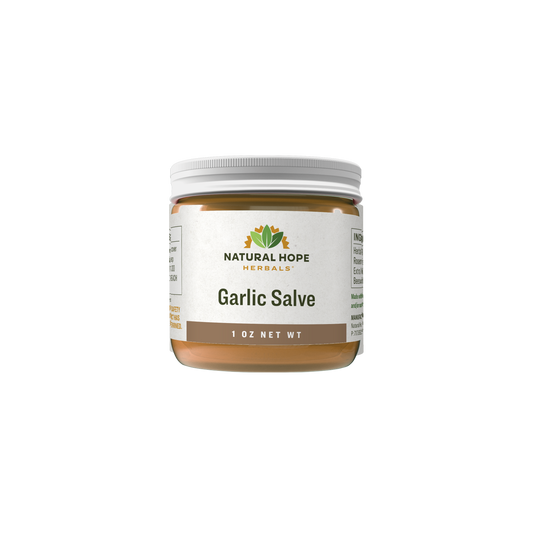 Natural Hope Herbals Garlic salve. 1 oz