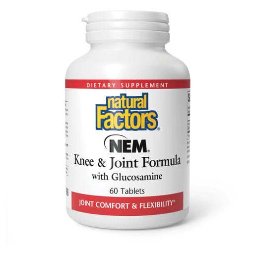 Natural Factors NEM Knee & Joint Formula w/Glucosamine - 60 Tablets
