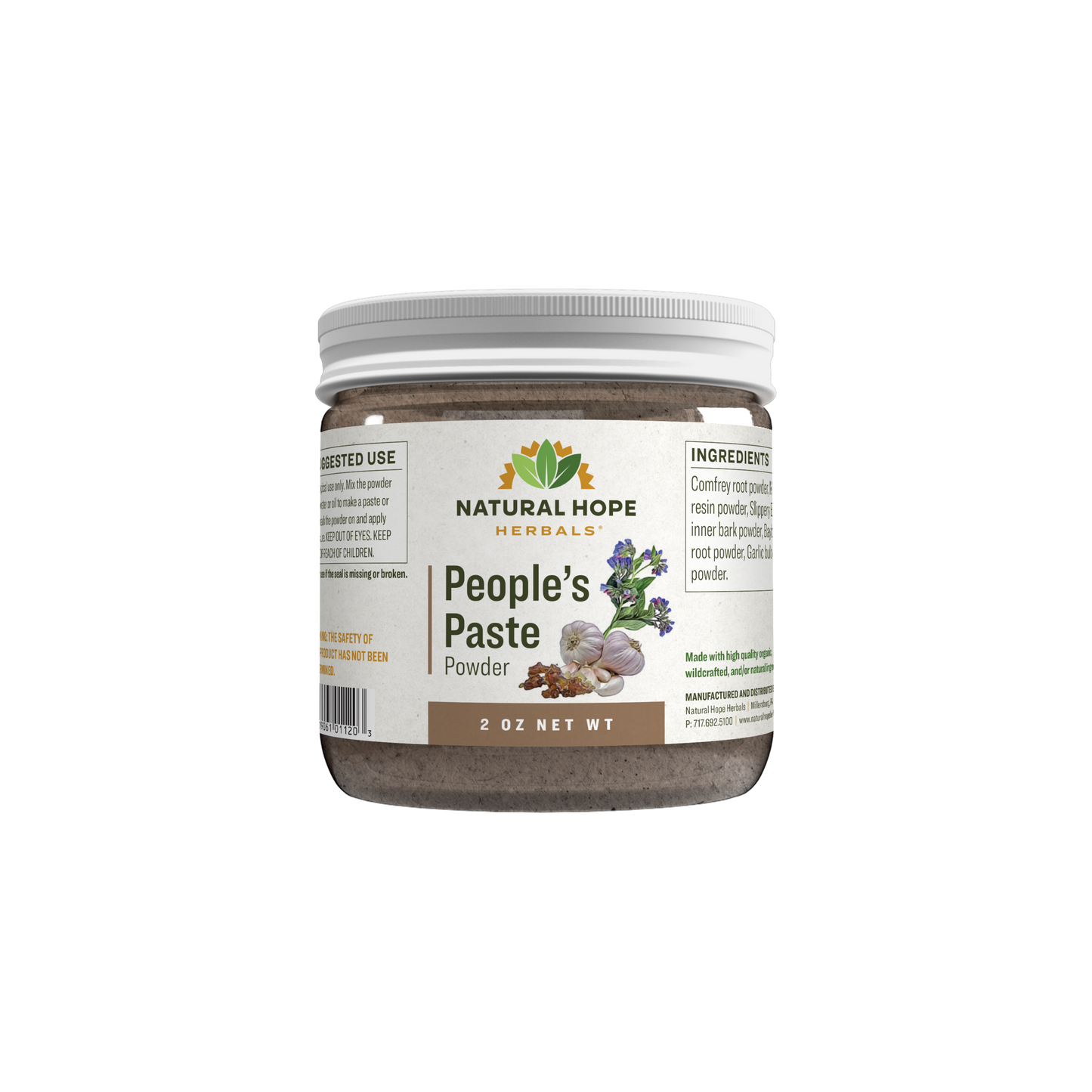 Natural Hope Herbals - People’s Paste Powder - 2oz