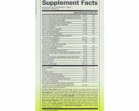 Natural Factors - Whole Earth & Sea - Women's Multivitamin & Mineral - 60 Tablets