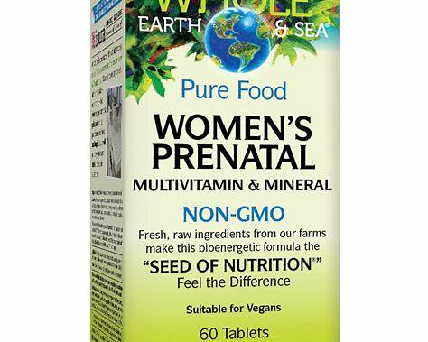 Natural Factors - Whole Earth & Sea - Women's Multivitamin & Mineral - 60 Tablets