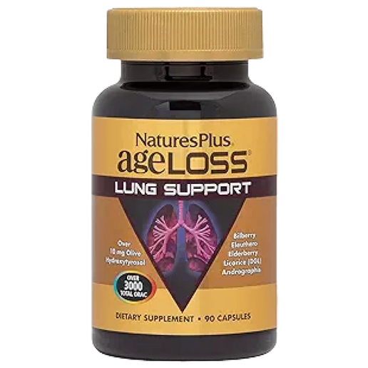 NaturesPlus - Ageloss Lung Support - 90 VCaps