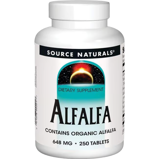 Source Naturals - Alfalfa - 250 Tablets