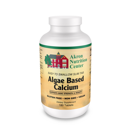 Akron Nutrition Center - Algae-Based Calcium - 180 Slim Tablets