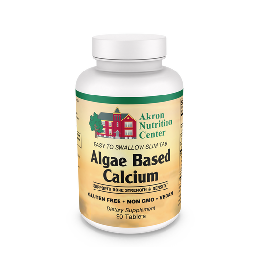 Akron Nutrition Center - Algae-Based Calcium - 90 Slim Tablets