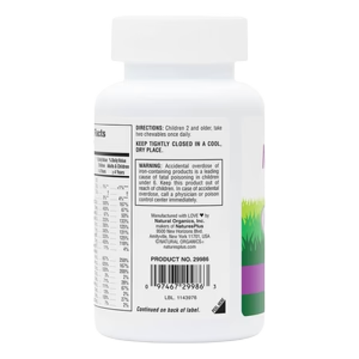 NaturesPlus - Animal Parade Kids Multivitamin (Grape Flavored) - 180 tablets