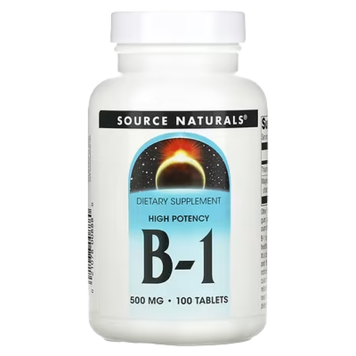 Source Naturals - B1 Thiamin - 100 Tablets