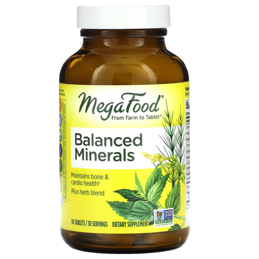 MegaFood - Balanced Minerals - 90 capsules