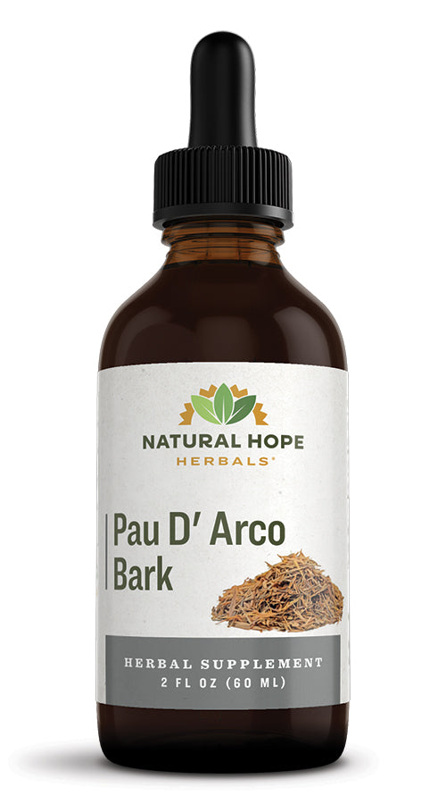 Natural Hope Herbals - Pau D'Arco Bark Extract - 2 fl oz