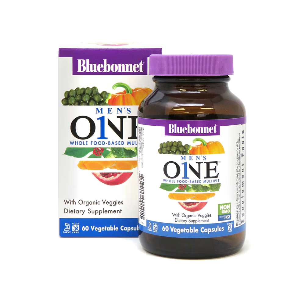 Bluebonnet - One for Men Whole Food-Based Multiple -  60 capsules