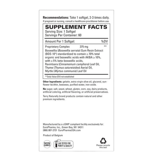 Terry Naturally - BosMed Respiratory Support - 60 Softgels