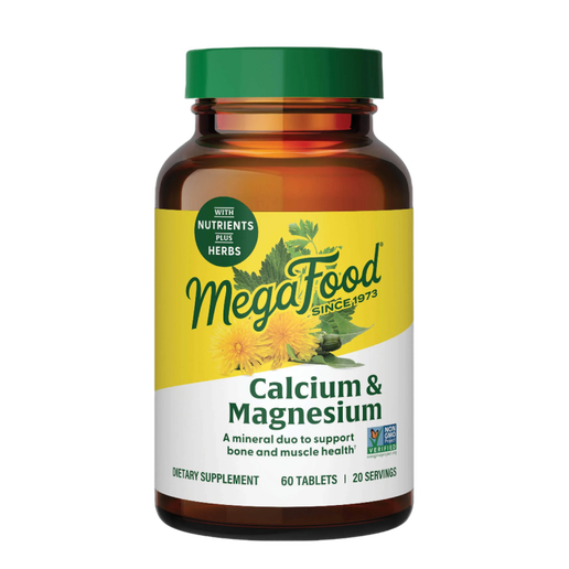 MegaFood - Calcium & Magnesium - 60 Tablets