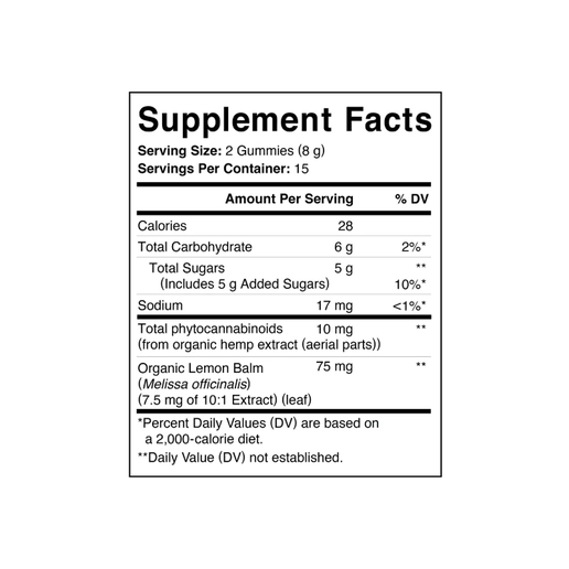 Charlotte’s Web - Calm Gummy (Lemon-Lime) - 30 Count