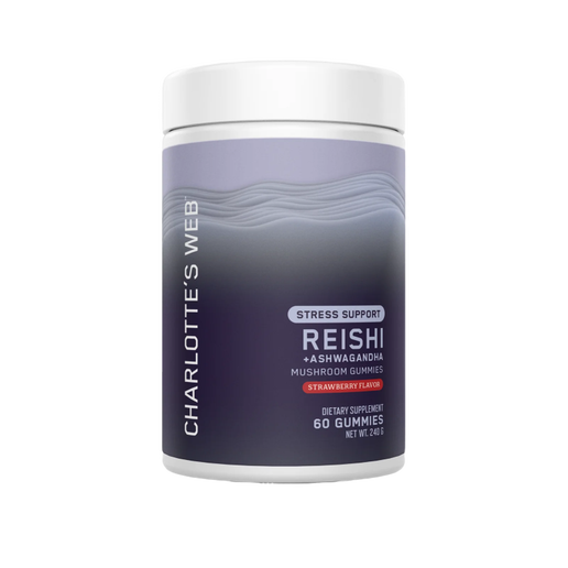 Charlotte’s Web - Reishi & Ashwagandha Mushroom gummy (Strawberry) - 60 ct