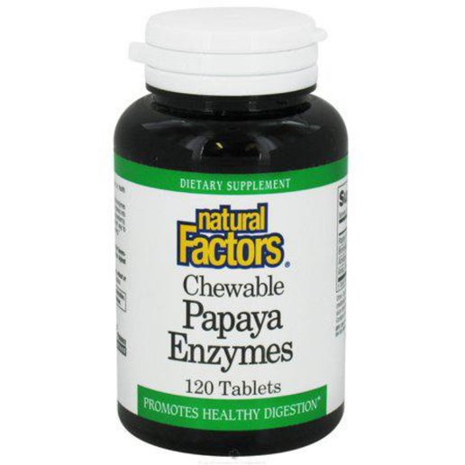 Natural Factors - Chewable Papaya Enzymes with Amylase & Bromelain -