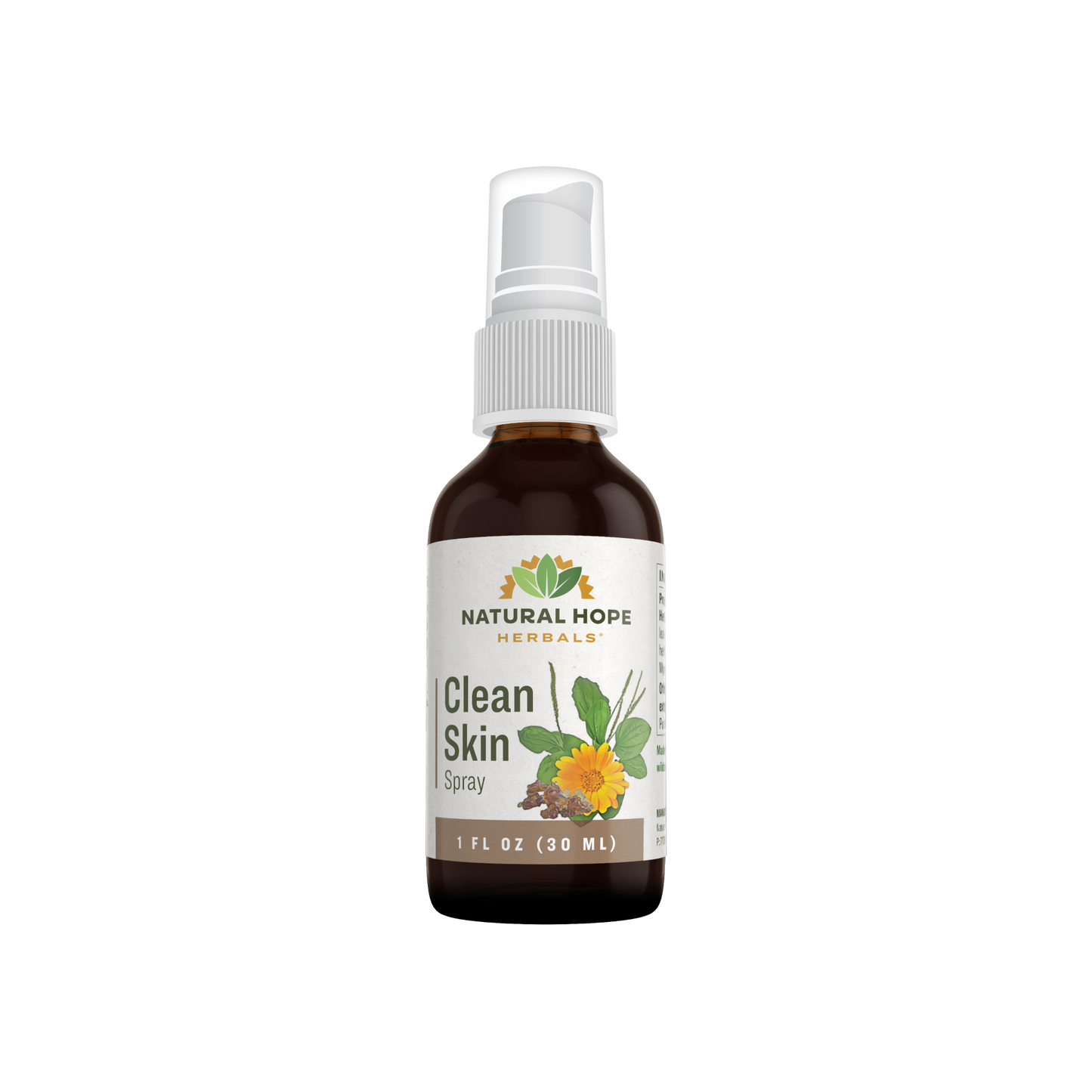 Natural Hope Herbals - Clean Skin Spray - 1 fl oz