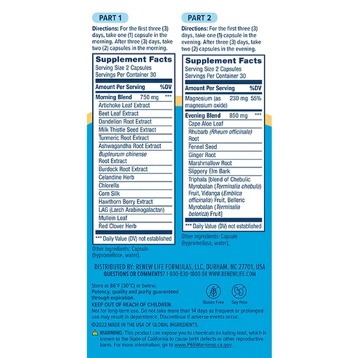 RenewLife - Total body cleanse - 14day kit