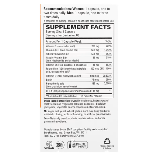 Terry Naturally - Cortisol Rescue - 60 Capsules