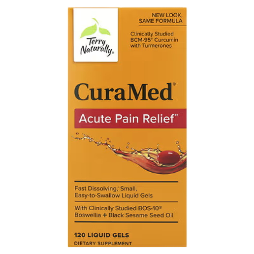 Terry Naturally - CuraMed Acute Pain Relief - 120 Liquid Gels