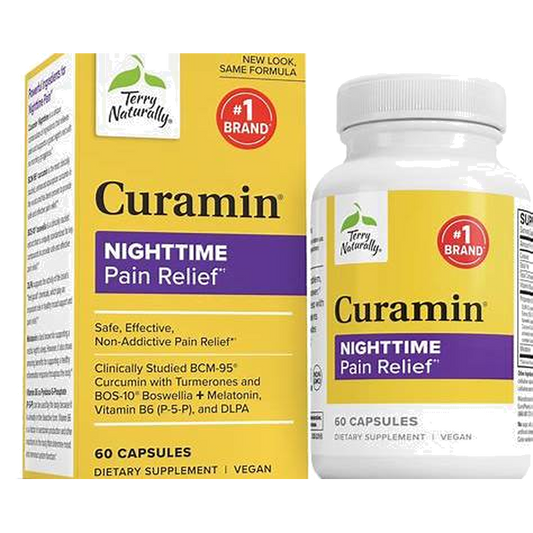 Terry Naturally - Curamin Nighttime Pain Relief - 60 Capsules