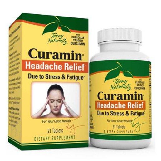 Terry Naturally - Curamin Headache Relief - 21 tablets