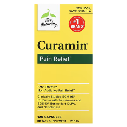 Terry Naturally - Curamin Pain Relief - 120 Capsules