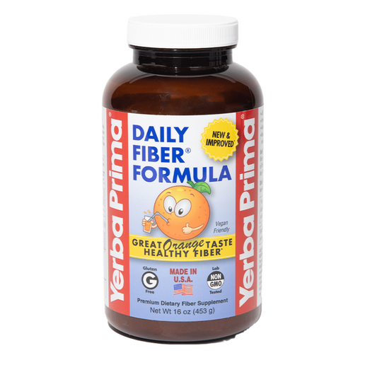 Yerba Prima - Daily Fiber Powder (Orange Flavor) - 16 oz