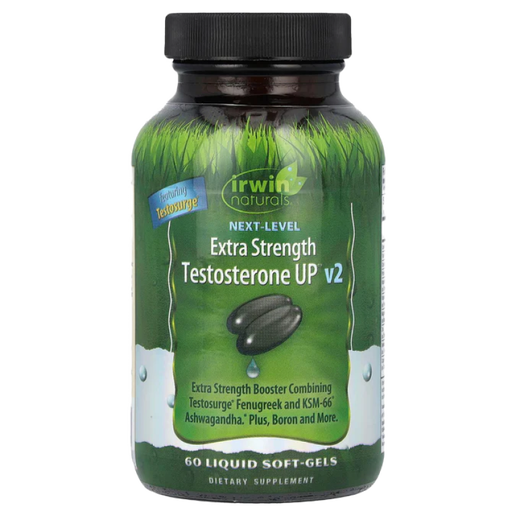 Irwin Naturals -Extra Strength Testosterone UP X2 - 60 Liquid Softgels