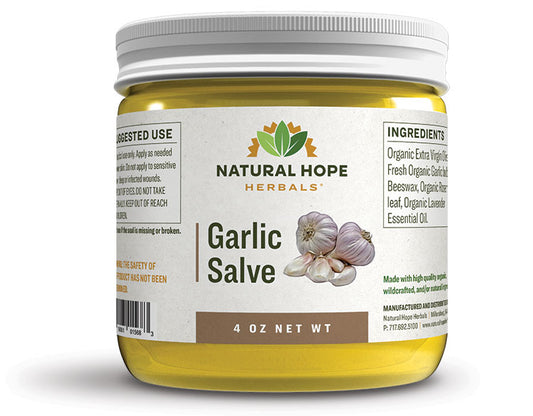 Natural Hope Garlic Salve 4oz