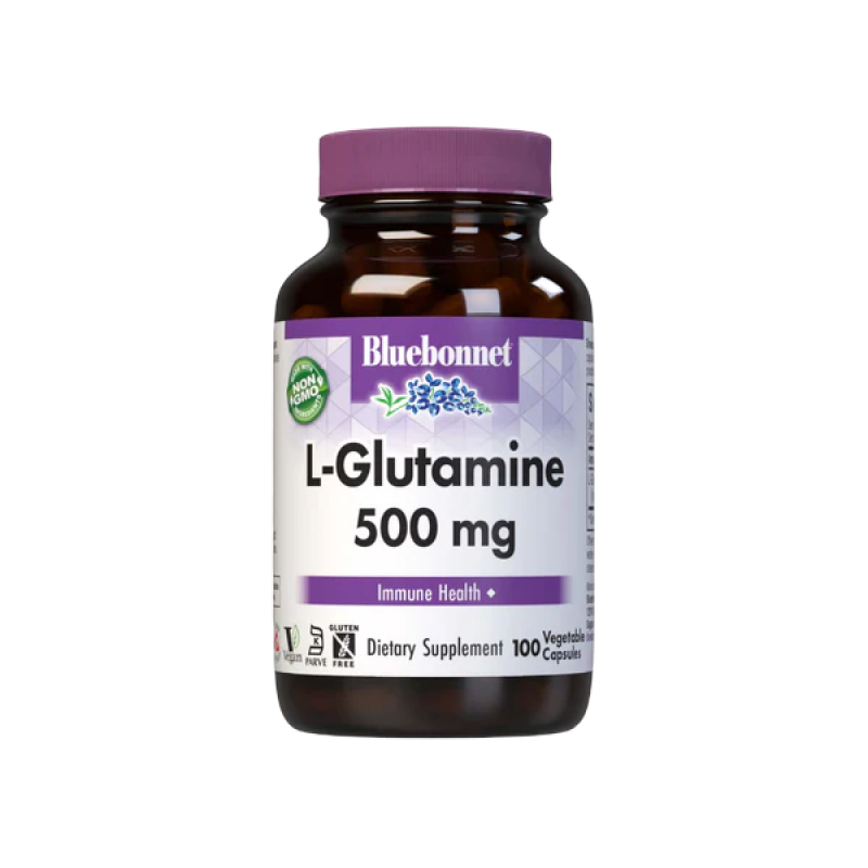 Bluebonnet - L-Glutamine 500mg - 100 Capsules