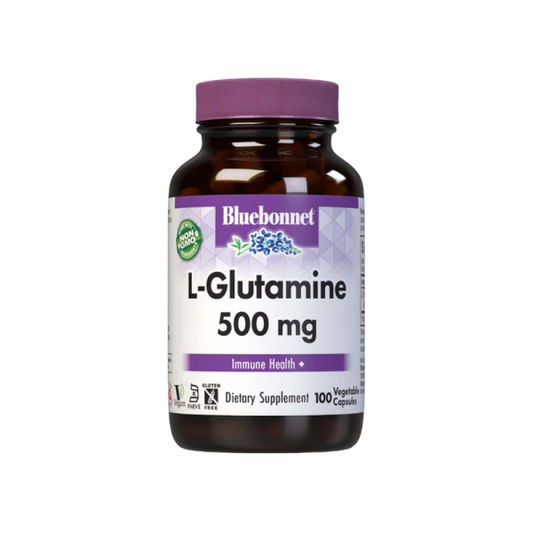 Bluebonnet - L-Glutamine 500mg - 100 Capsules