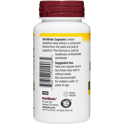 Nutribiotic - Grapefruit Seed Extract - 60 caps