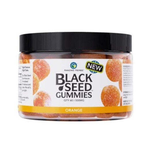 Amazing Herbs - Organic Black Seed Oil Gummies - 60ct